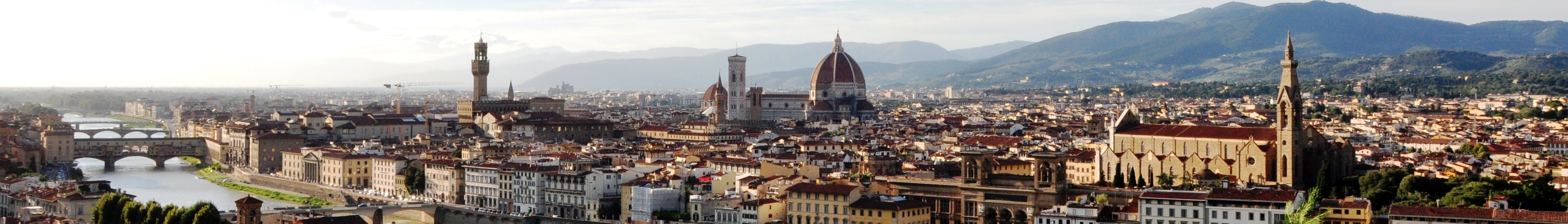 The cathedral and rooftops of Florence